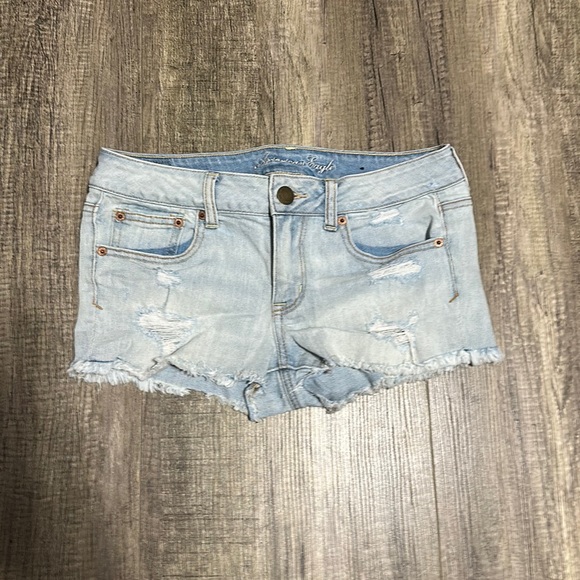American Eagle Cutoff Stretch Denim Shorts - Picture 1 of 4